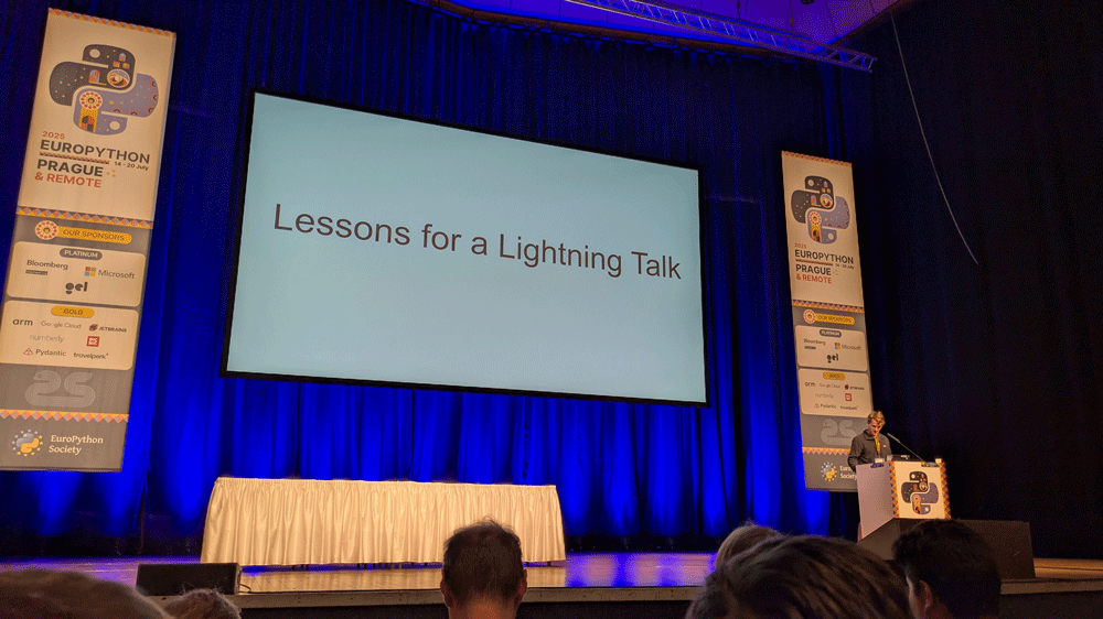 Lessons for a Lightning Talk