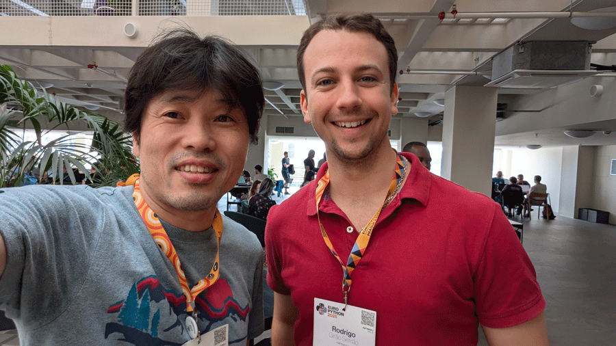 Rodrigo氏と筆者