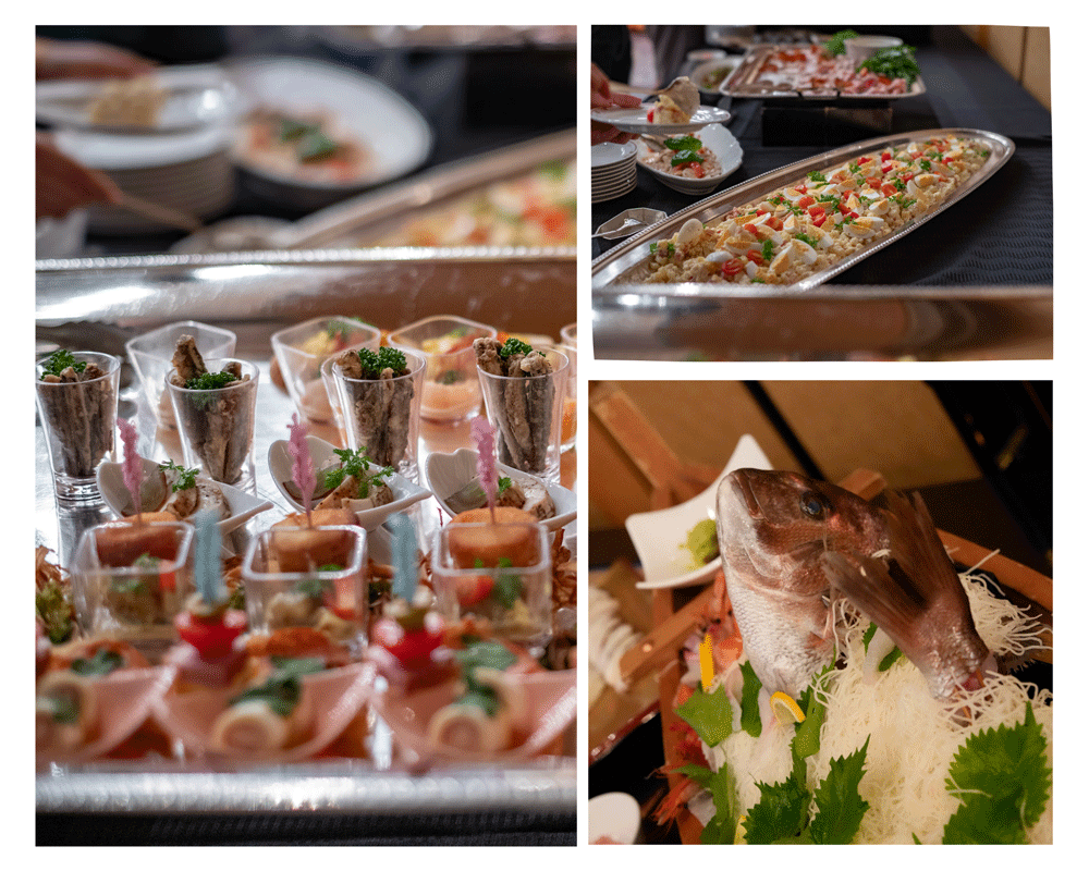 パーティの食事