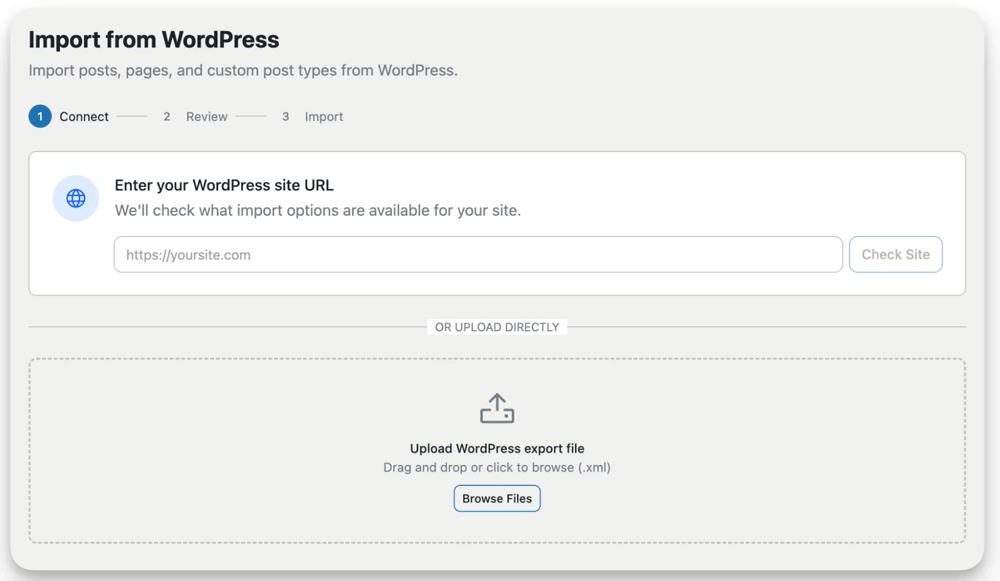 EmDash Exporterプラグイン