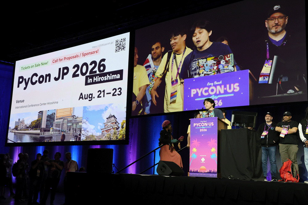 PyCon JP 2026を宣伝しているところ