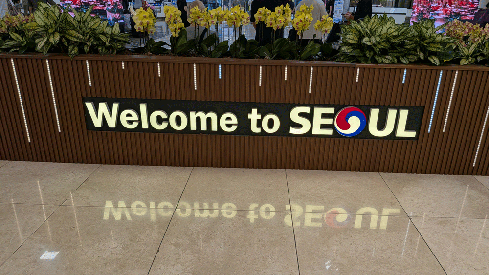 Welcome Seoulのサイン