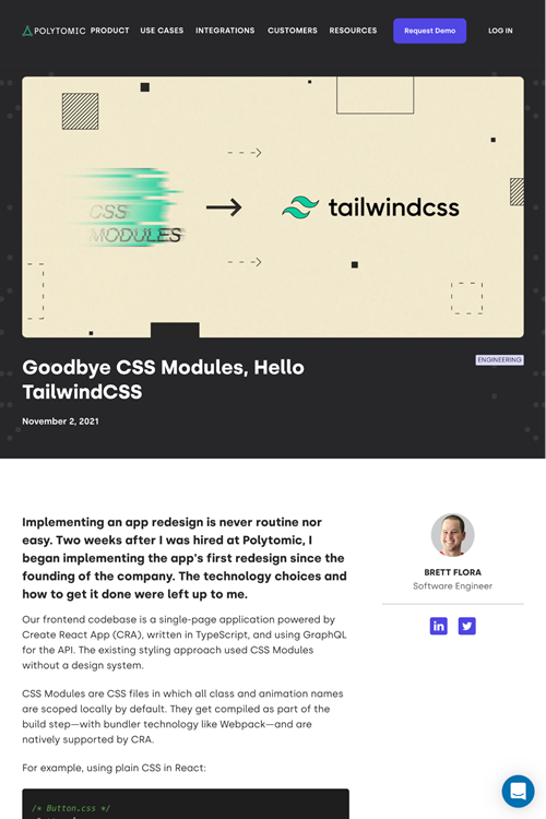 図3　CSSモジュールをやめてTailwind CSSに移行した体験談