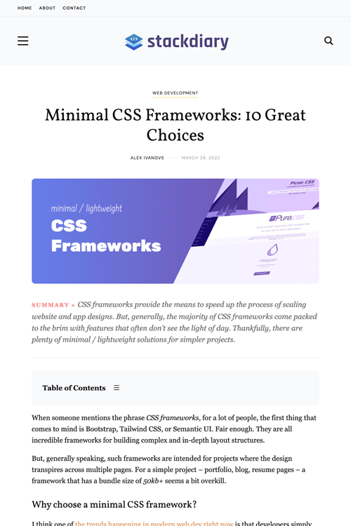 図3　最小限で軽量のCSSフレームワークを10個紹介