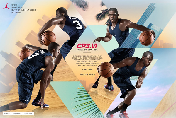 横スクロールの使い方が見事な『Jordan CP3.VI』