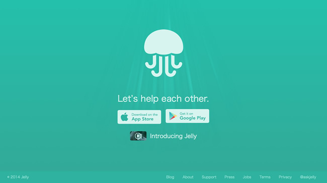 図6　画像を使ったSNSサービス「Jelly」