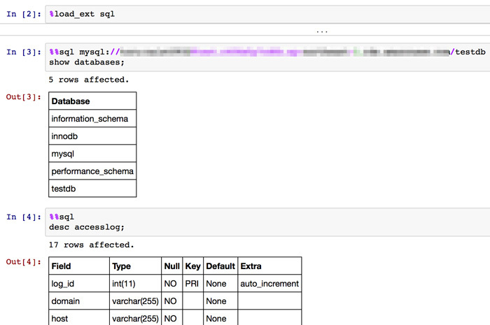 図6　MySQLからデータを取り込み実行