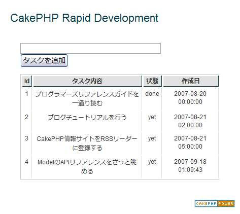 図4　タスクが追加された