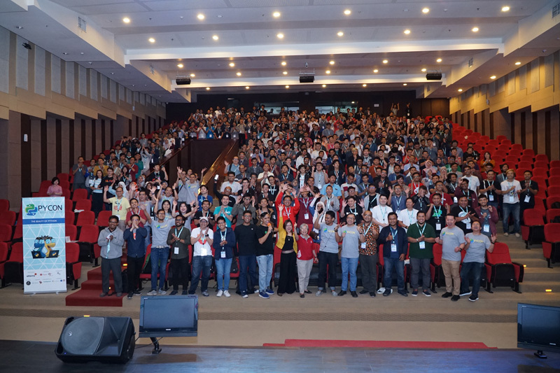 PyCon Indonesiaの集合写真